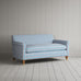 image of Idler 2 Seater Sofa in Slow Lane Cotton Linen, Blue