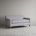 image of Idler 2 Seater Sofa in Ticking Cotton, Blue Brown