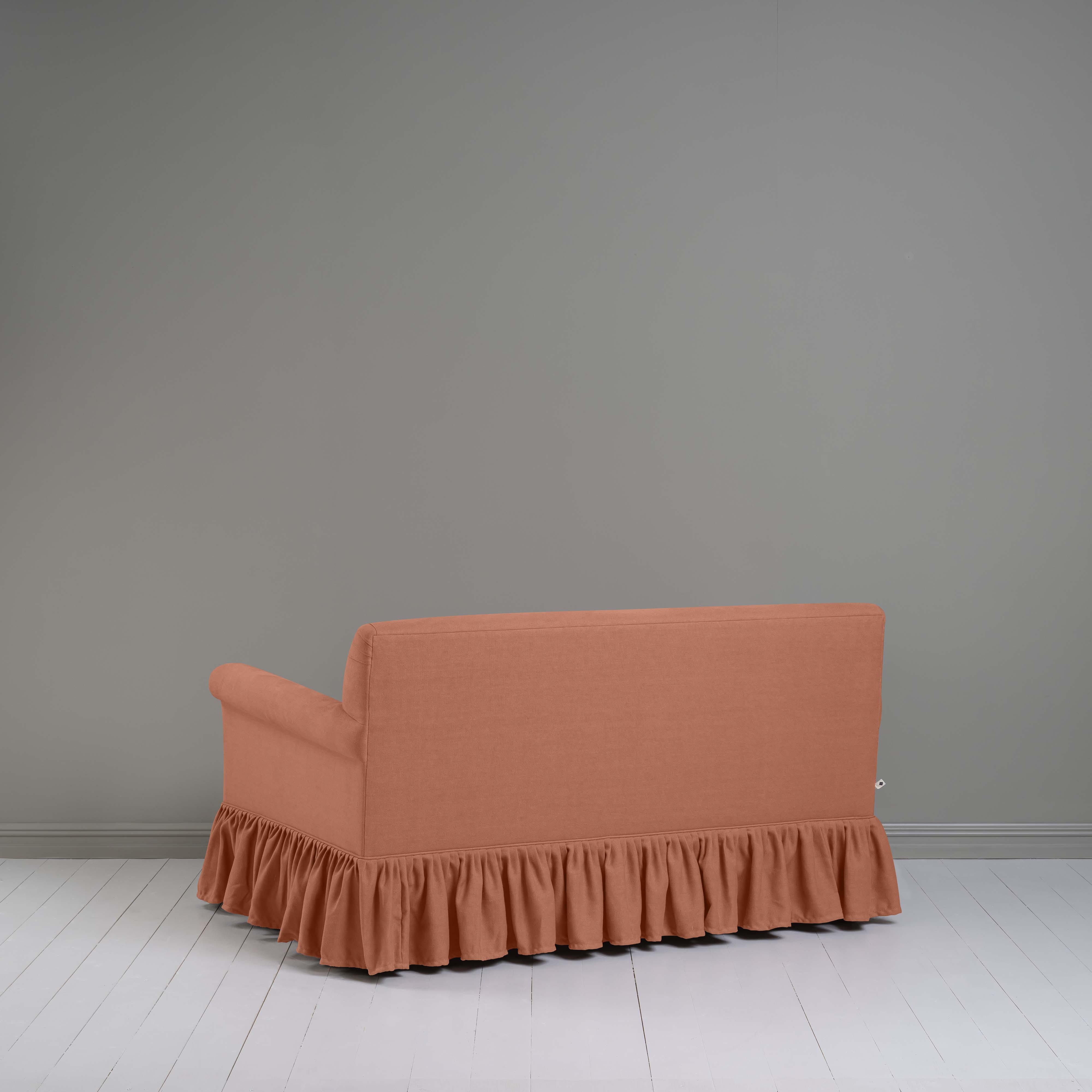  Curtain Call 2 Seater Sofa in Laidback Linen Cayenne 