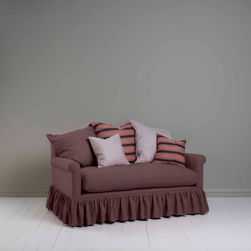  Curtain Call 2 Seater Sofa in Laidback Linen Damson 