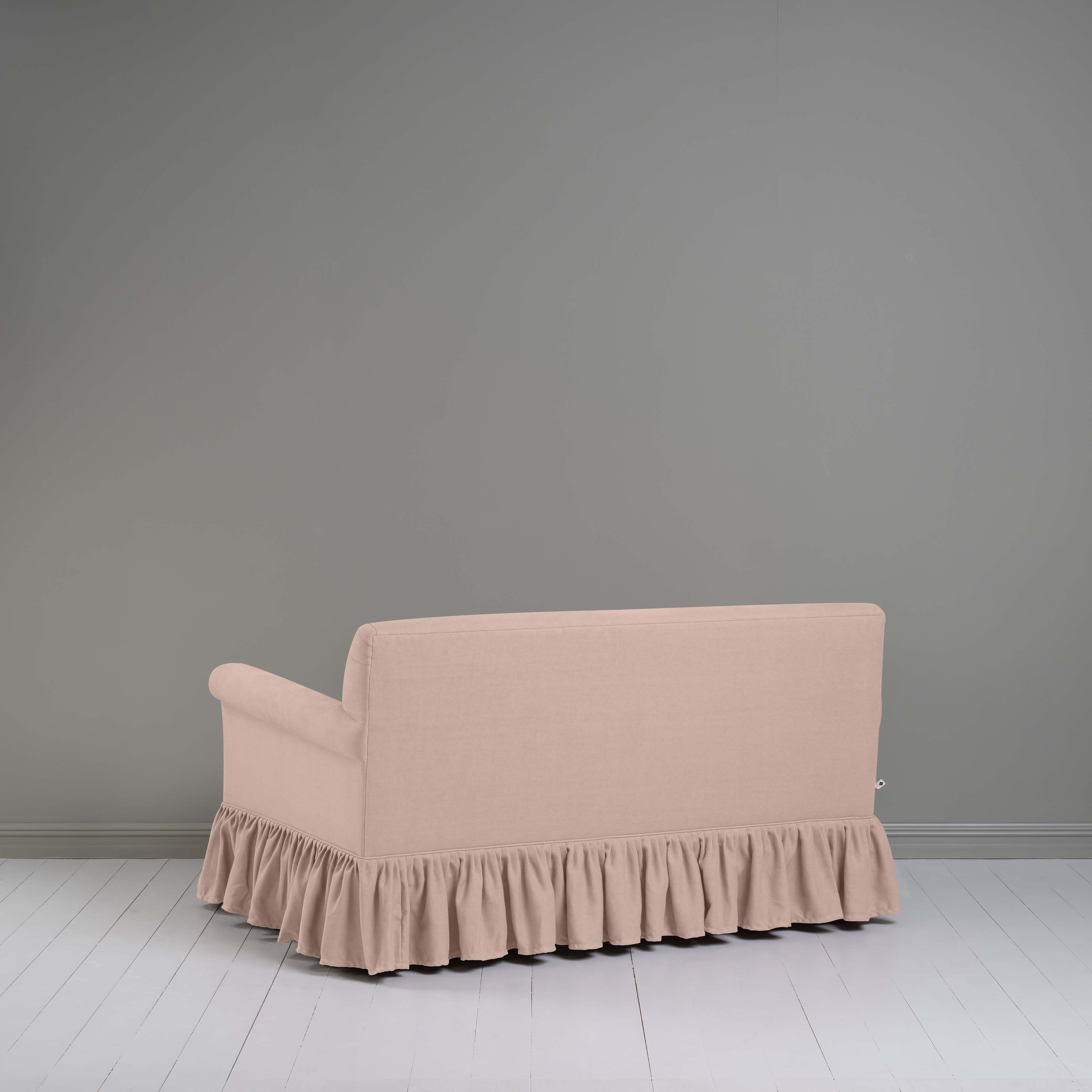  Curtain Call 2 Seater Sofa in Laidback Linen Dusky Pink - Nicola Harding 