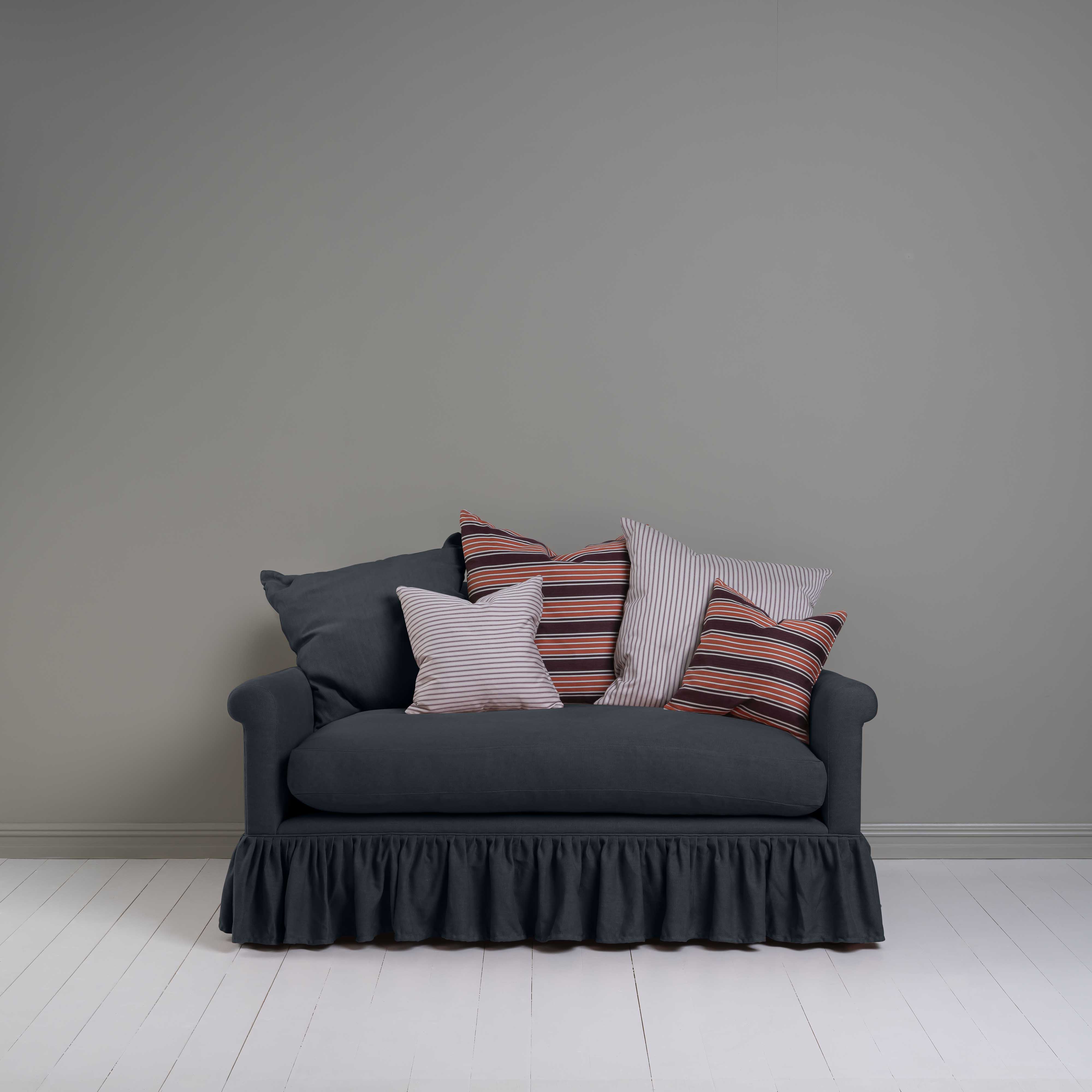  Curtain Call 2 Seater Sofa in Laidback Linen Midnight 