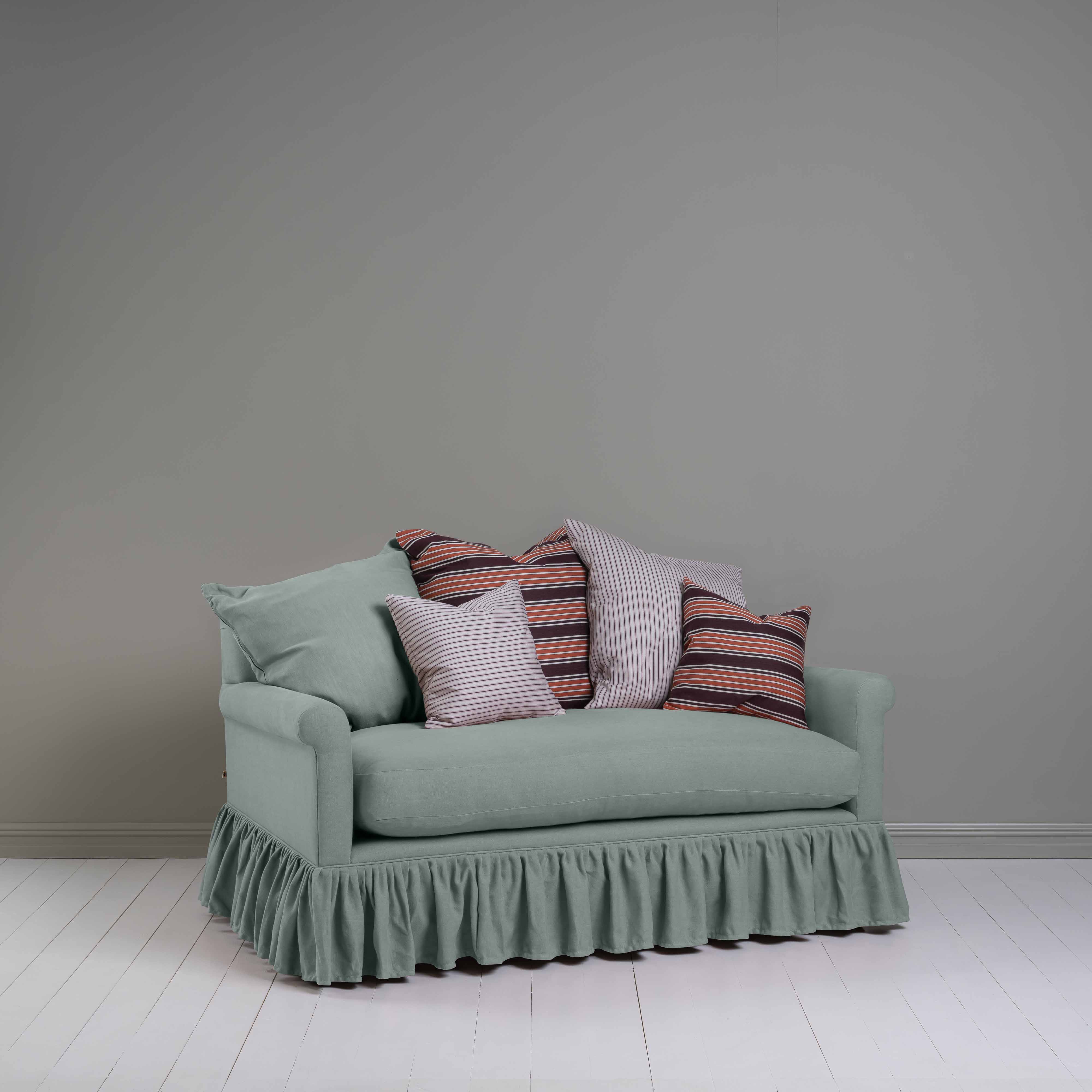  Curtain Call 2 Seater Sofa in Laidback Linen Mineral - Nicola Harding 