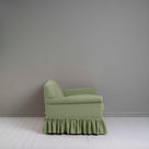  Curtain Call 2 Seater Sofa in Laidback Linen Moss, Side View - Nicola Harding 