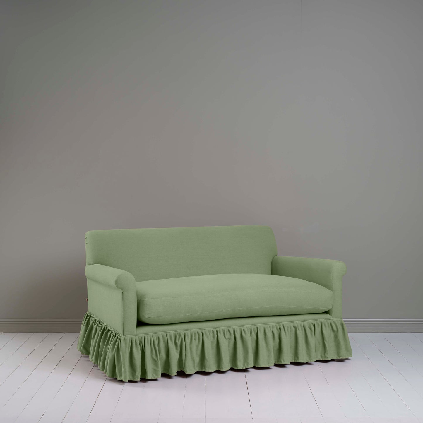 Curtain Call 2 Seater Sofa in Laidback Linen Moss