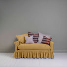  Curtain Call 2 Seater Sofa in Laidback Linen Ochre, With Five NiX Special Cushions - Nicola Harding 