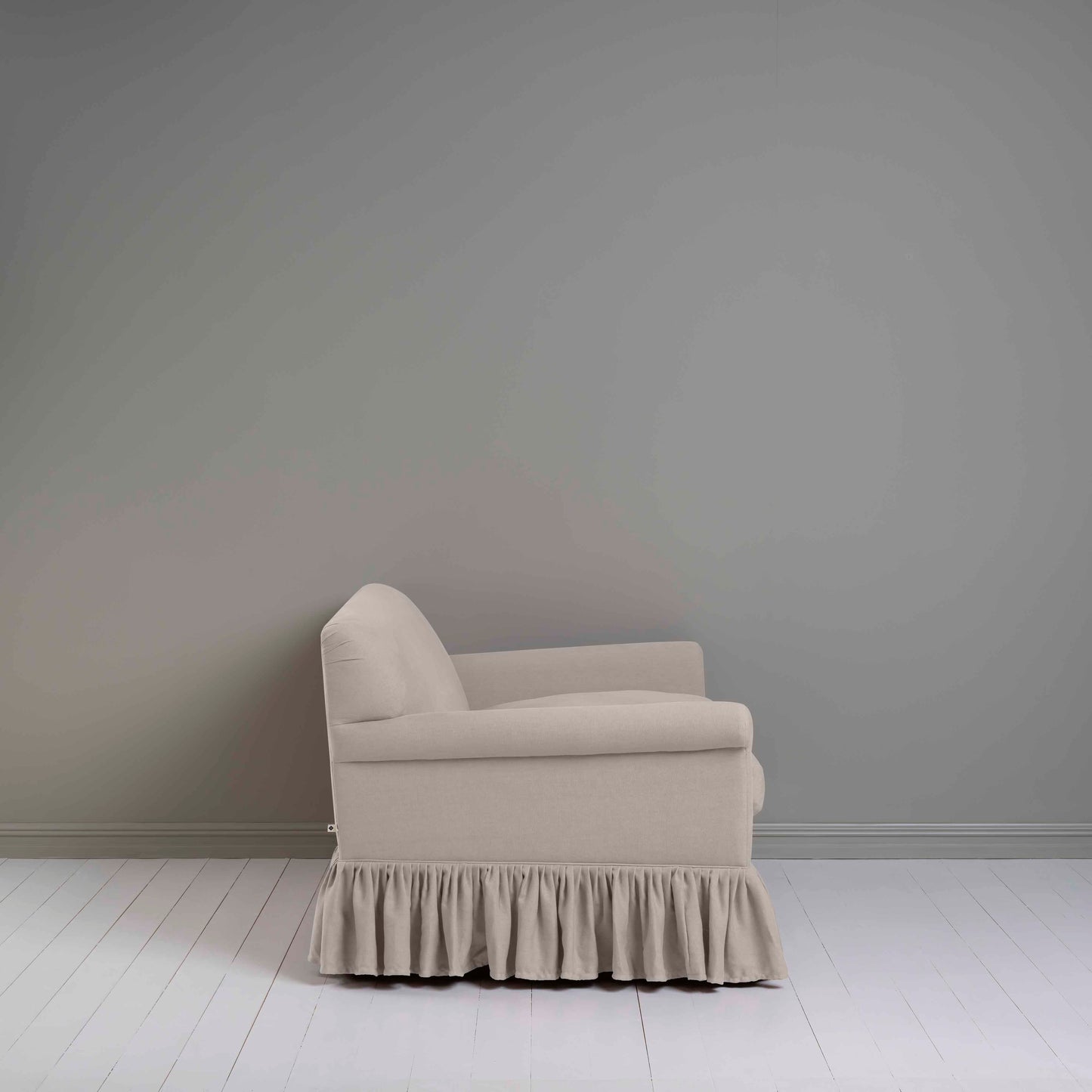 Curtain Call 2 Seater Sofa in Laidback Linen Pearl Grey