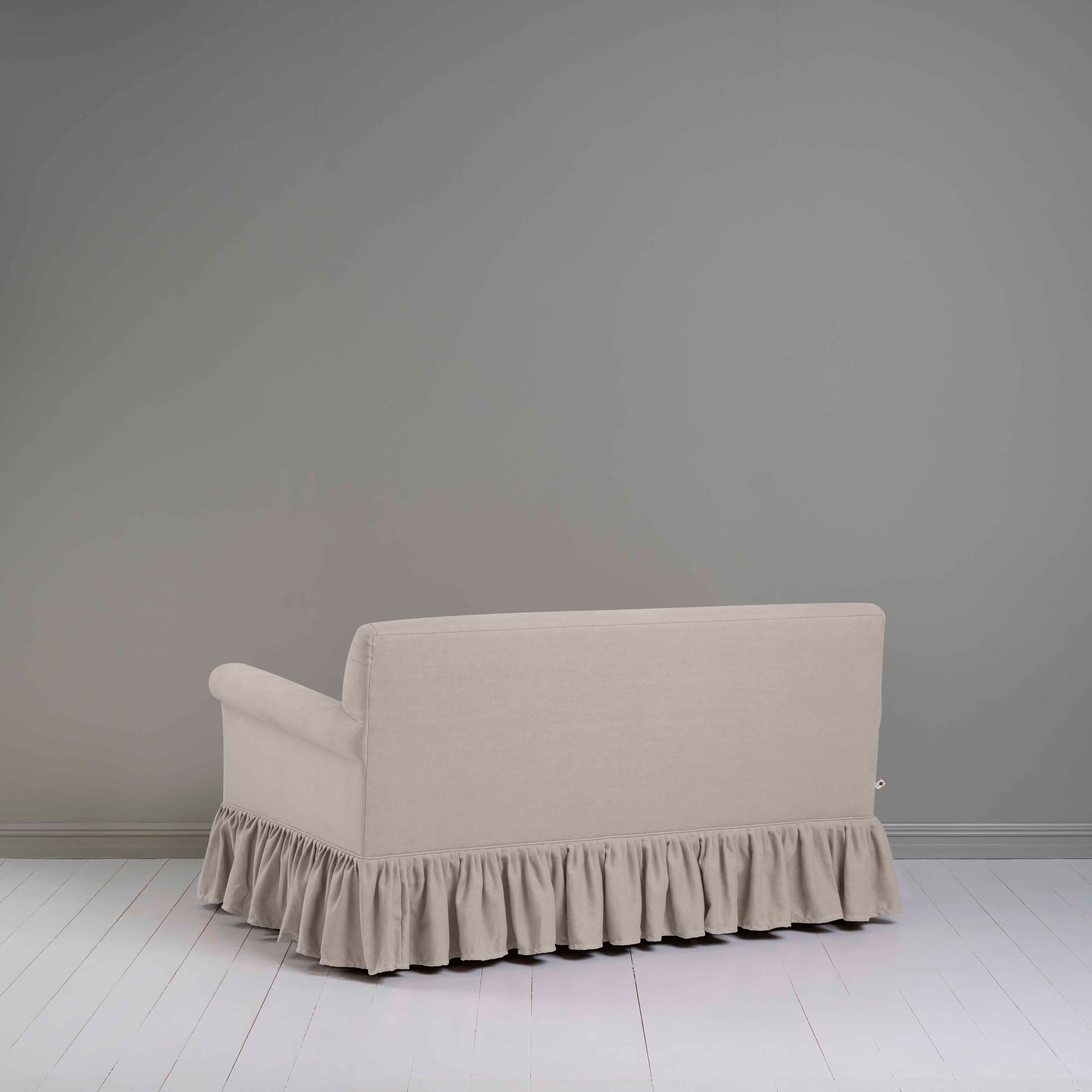  Curtain Call 2 Seater Sofa in Laidback Linen Pearl Grey - Nicola Harding 