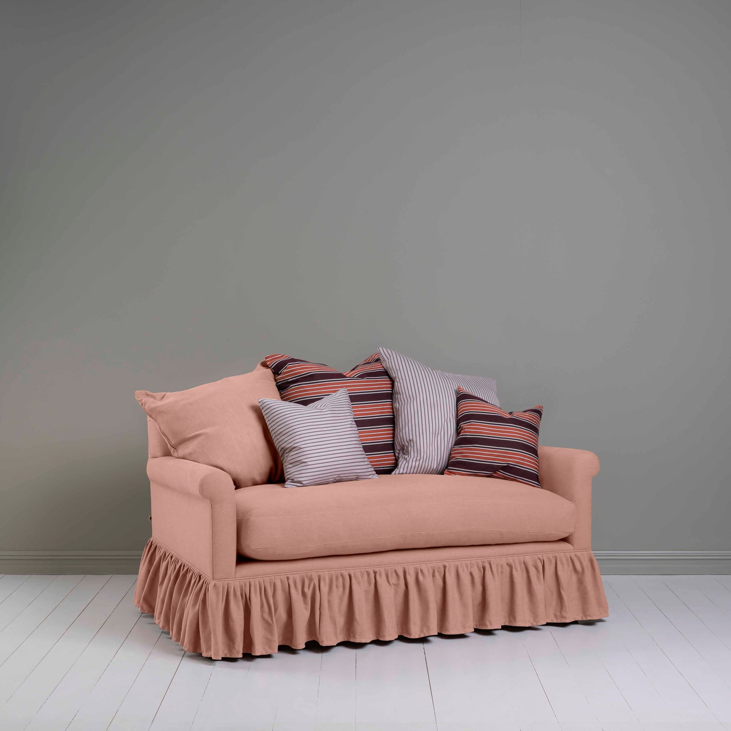 Curtain Call 2 Seater Sofa in Laidback Linen Roseberry