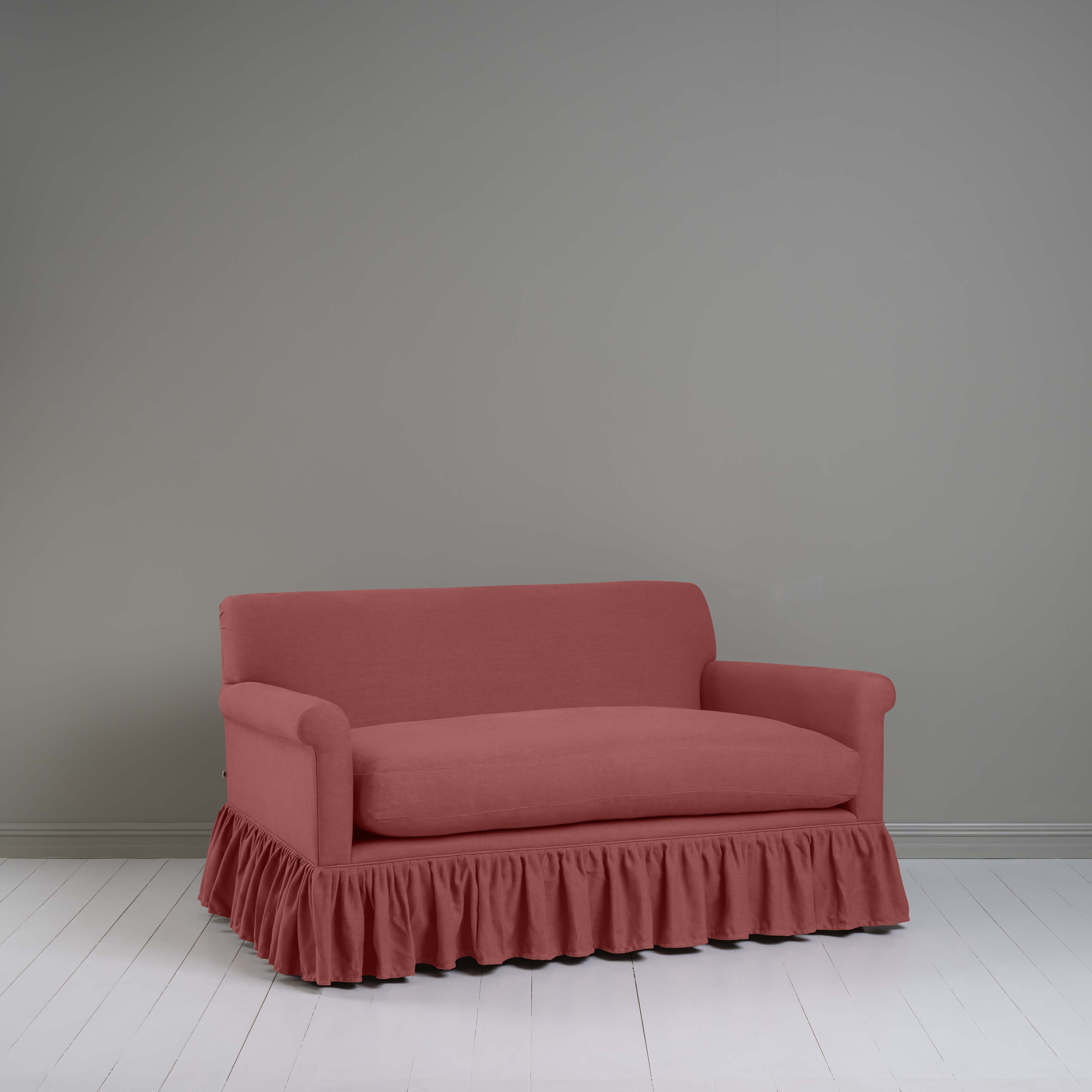  Curtain Call 2 Seater Sofa in Laidback Linen Rouge 