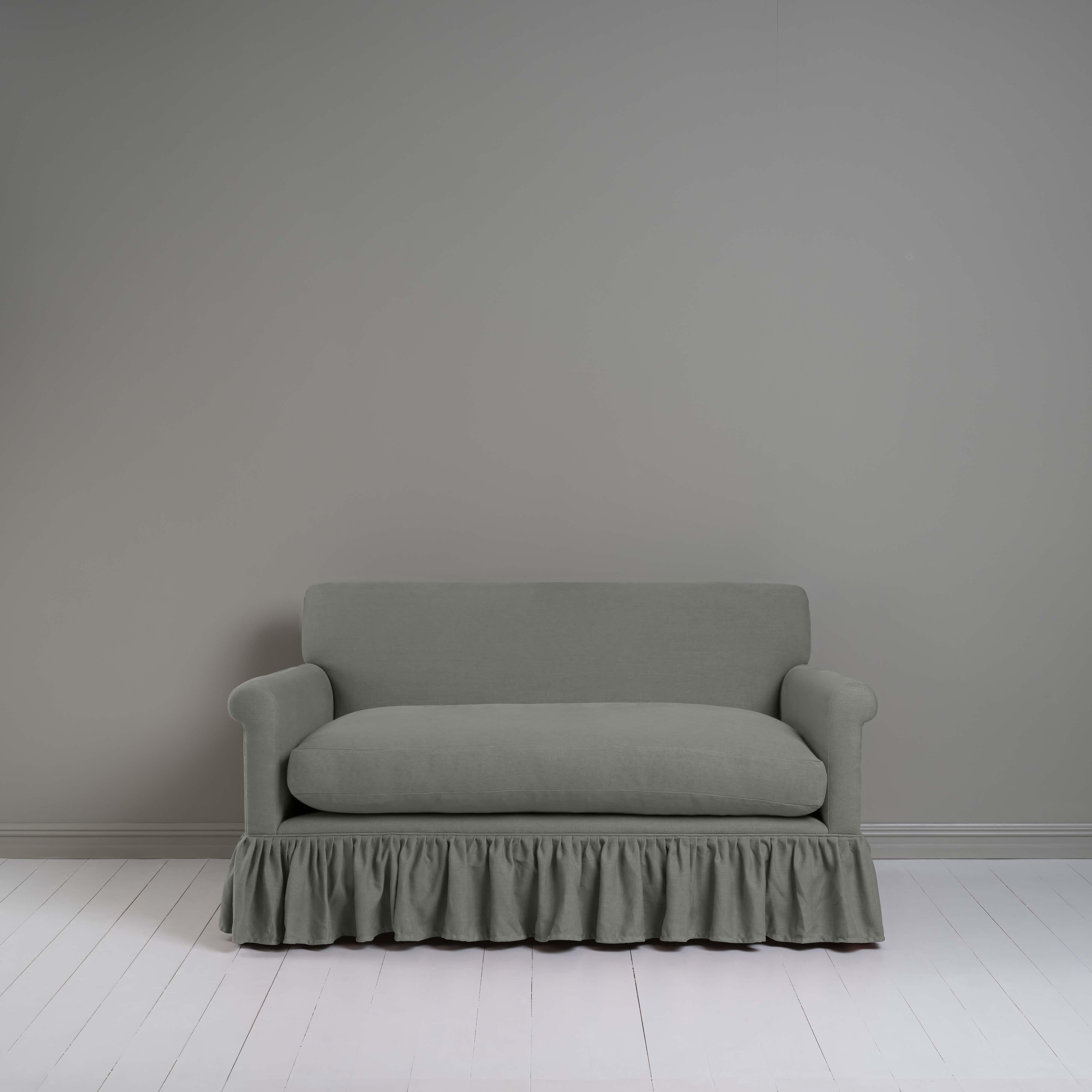  Curtain Call 2 Seater Sofa in Laidback Linen Shadow - Nicola Harding 