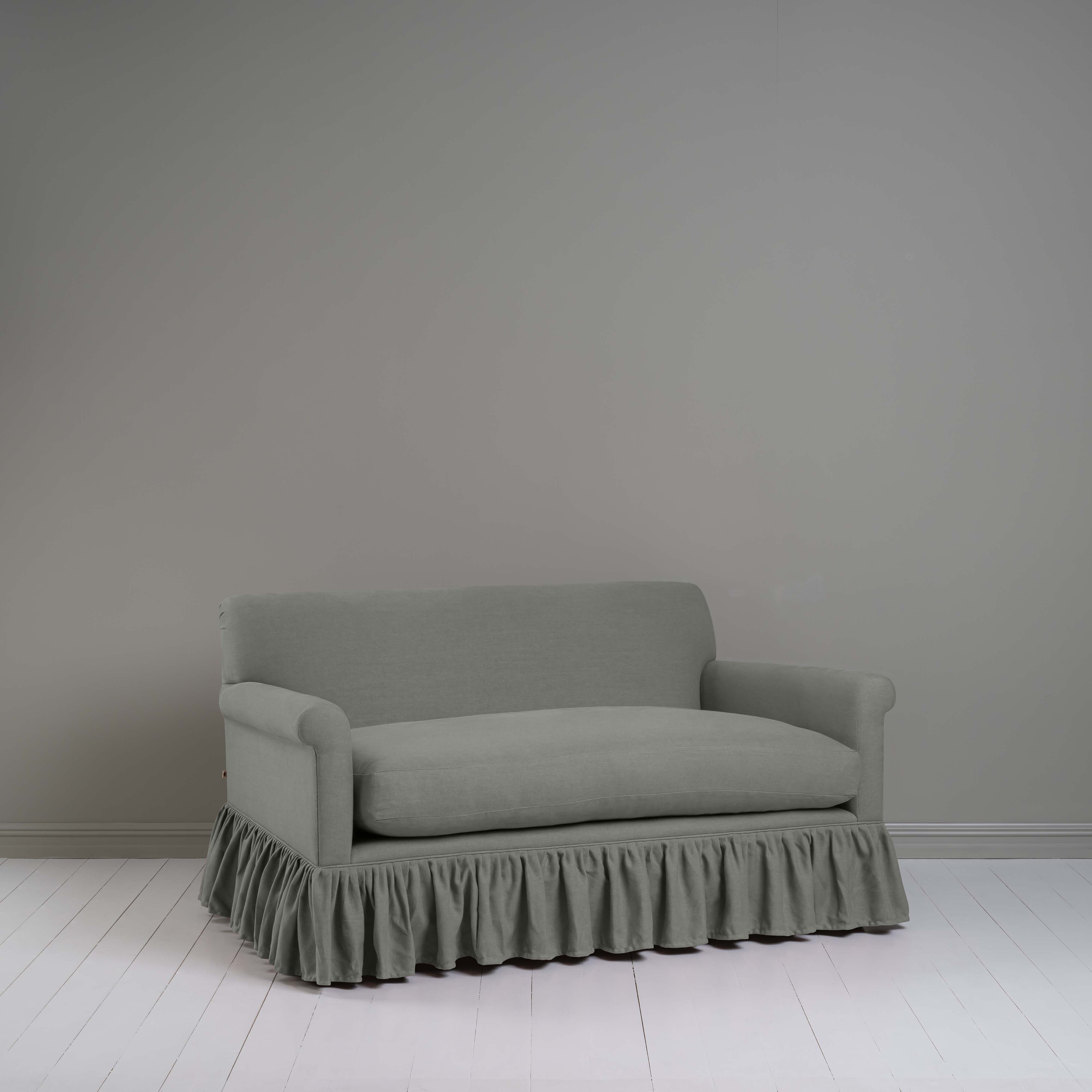  Curtain Call 2 Seater Sofa in Laidback Linen Shadow - Nicola Harding 