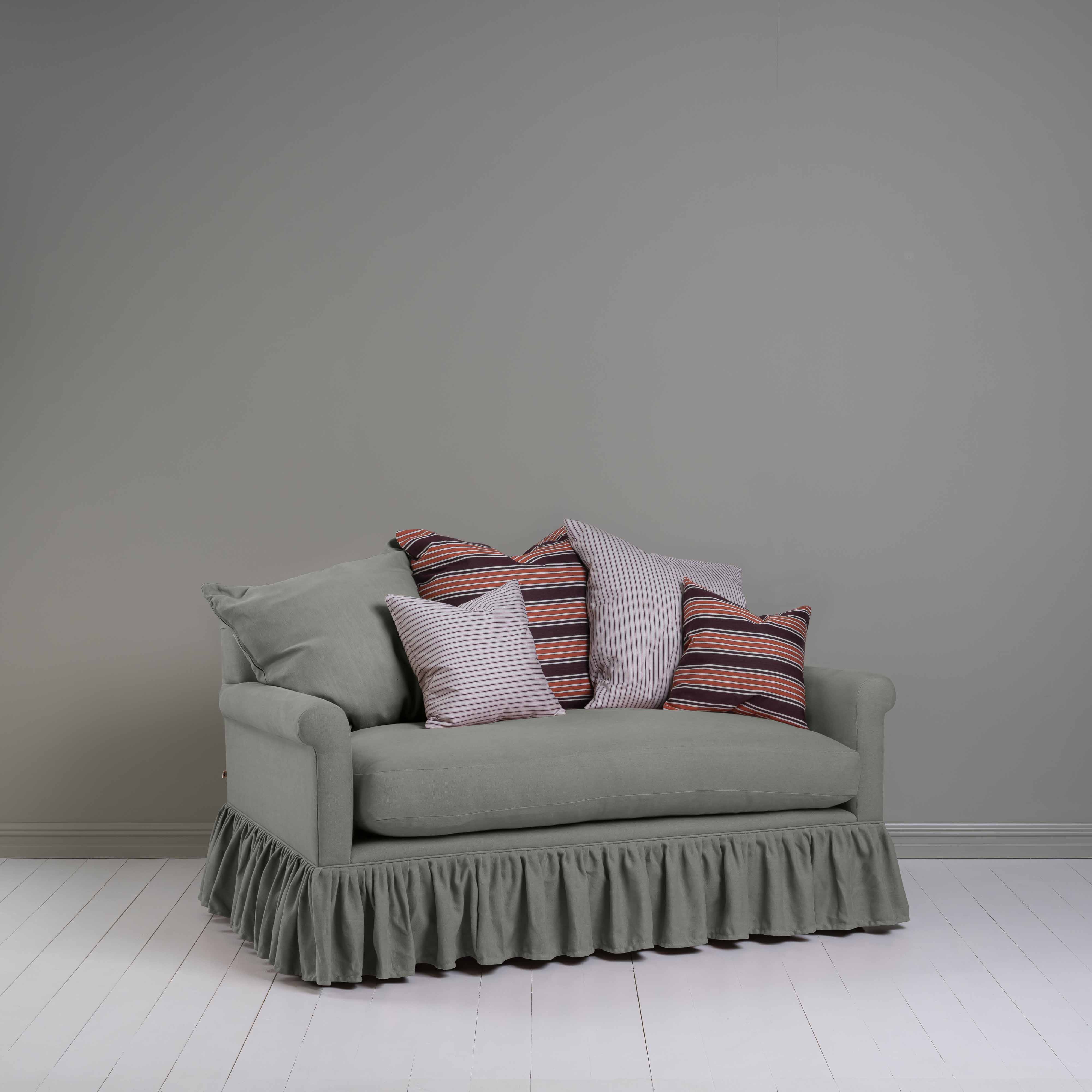  Curtain Call 2 Seater Sofa in Laidback Linen Shadow - Nicola Harding 