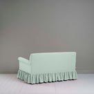  Curtain Call 2 Seater Sofa in Laidback Linen Sky, Back View - Nicola Harding 
