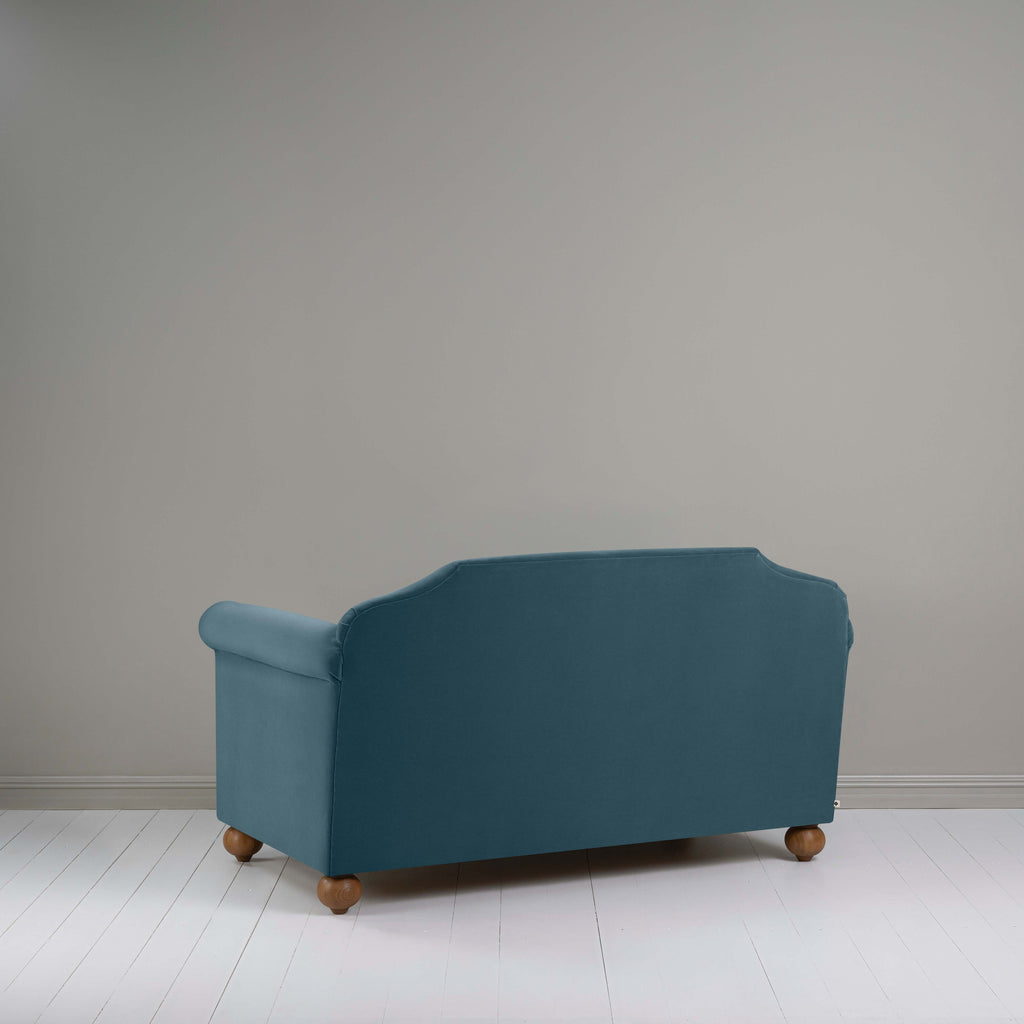  Dolittle 2-Seater Sofa in Intelligent Velvet Aegean, Back View - Nicola Harding 