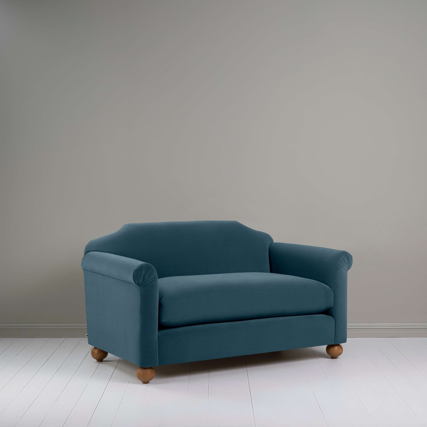 Dolittle 2 Seater Sofa in Intelligent Velvet Aegean