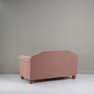  Dolittle 2-Seater Sofa in Intelligent Velvet Dusky Pink, Back View - Nicola Harding 