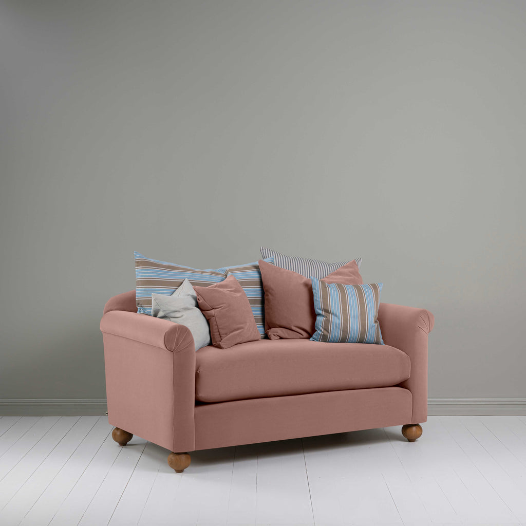  Dolittle 2 Seater Sofa in Intelligent Velvet Dusky Pink - Nicola Harding 