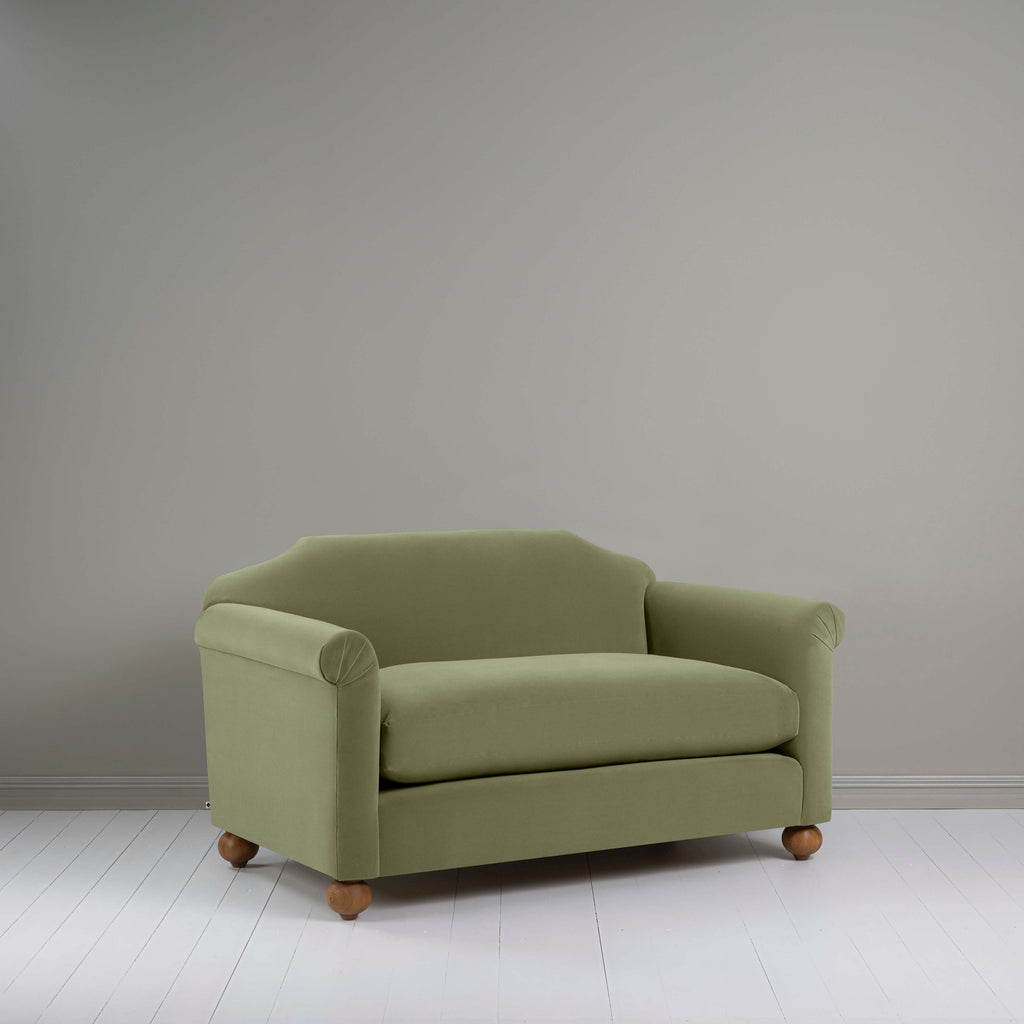  Dolittle 2 Seater Sofa in Intelligent Velvet Green Tea - Nicola Harding 