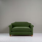  Dolittle 2-Seater Sofa in Intelligent Velvet Juniper, Front View - Nicola Harding 
