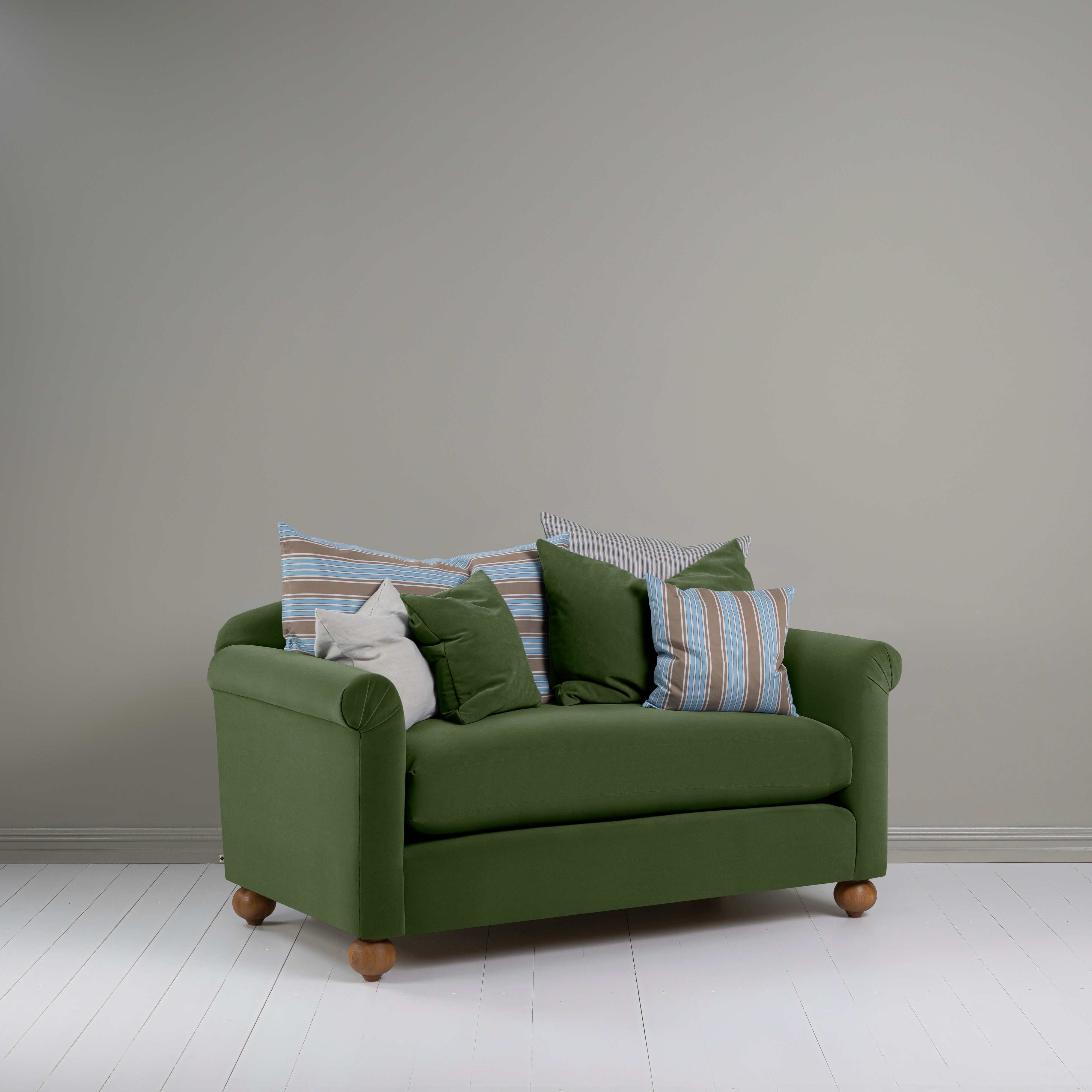  Dolittle 2 Seater Sofa in Intelligent Velvet Juniper - Nicola Harding 