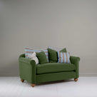  Dolittle 2-Seater Sofa in Intelligent Velvet Juniper, With Six Aesthetic Cushions - Nicola Harding 
