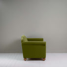  Dolittle 2-Seater Sofa in Intelligent Velvet Lawn, Side View - Nicola Harding 