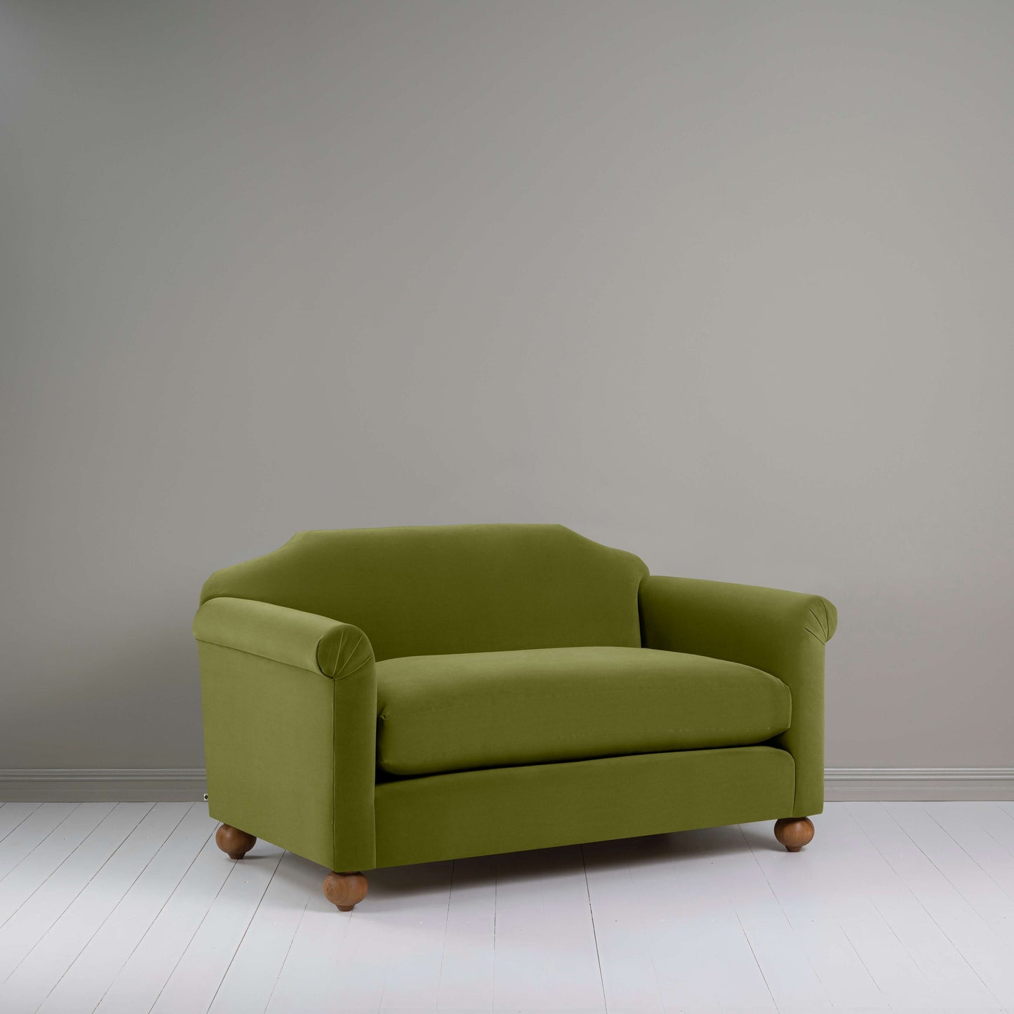 Dolittle 2 Seater Sofa in Intelligent Velvet Lawn