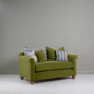  Dolittle 2-Seater Sofa in Intelligent Velvet Lawn, With Six Aesthetic Cushions - Nicola Harding 