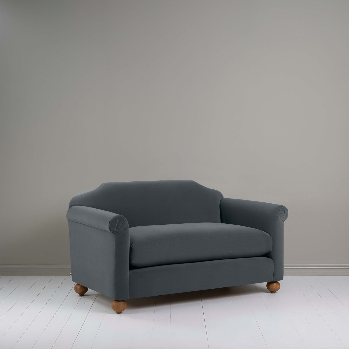 Dolittle 2 Seater Sofa in Intelligent Velvet Mercury