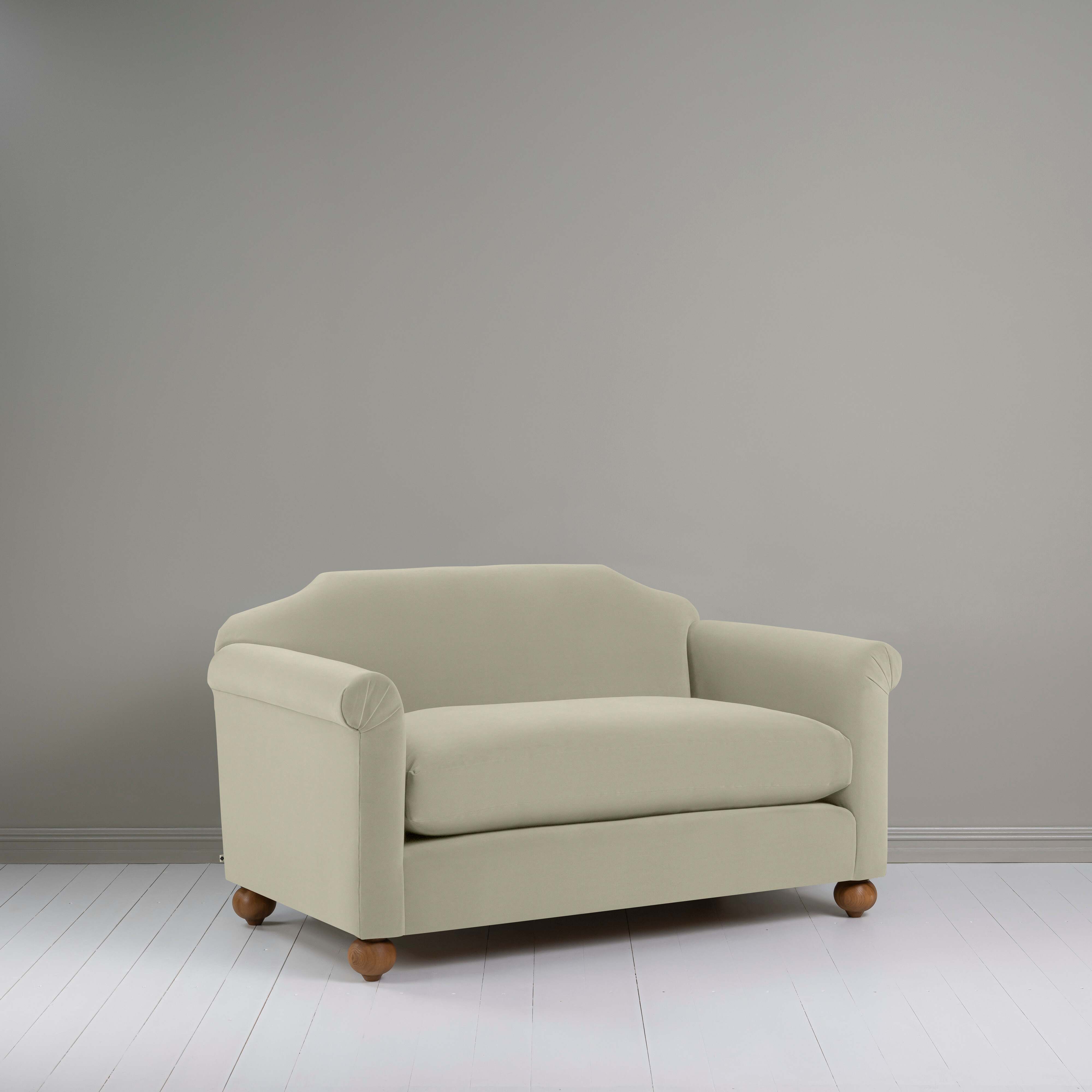  Dolittle 2-Seater Sofa in Intelligent Velvet Moonstone - Nicola Harding 