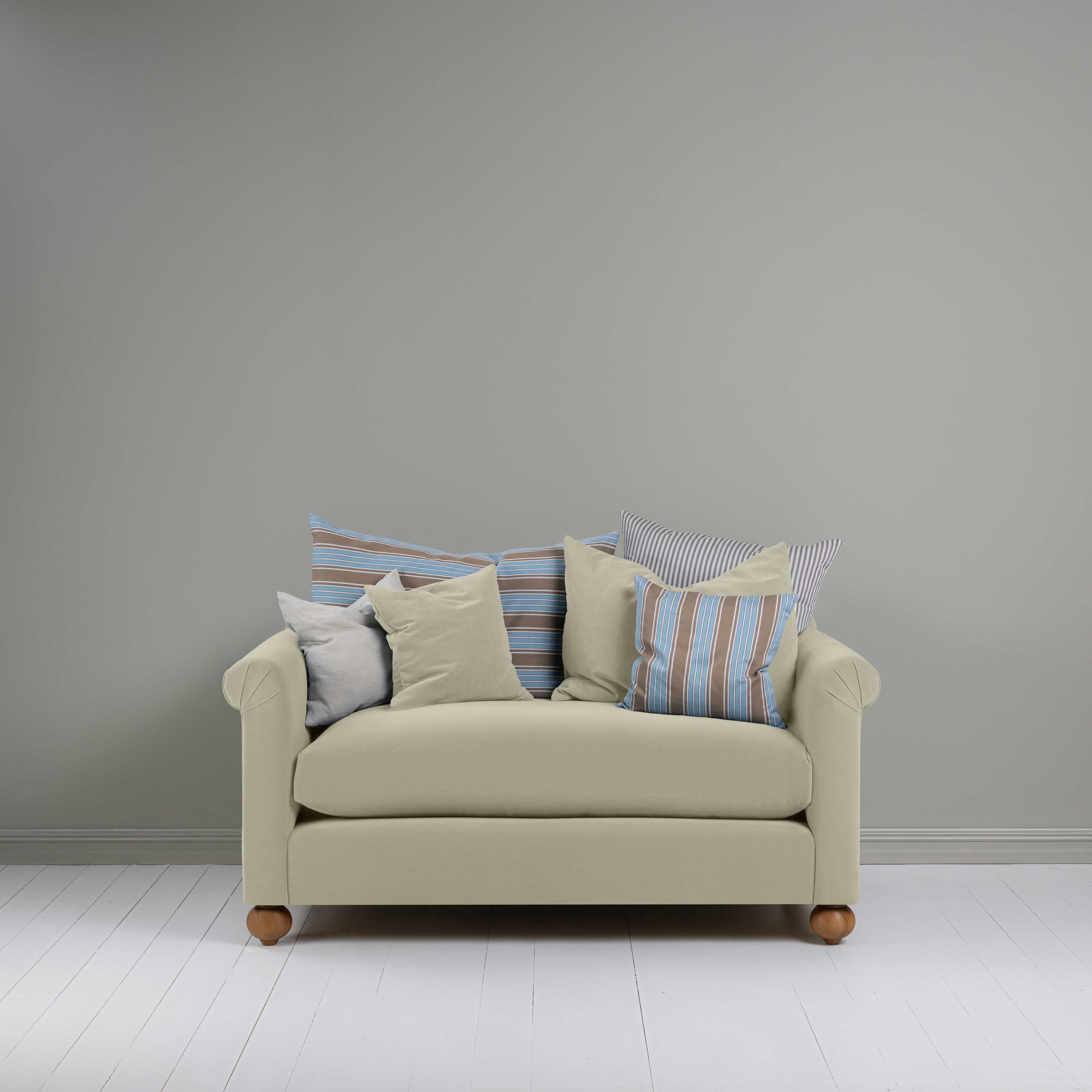  Dolittle 2 Seater Sofa in Intelligent Velvet Moonstone - Nicola Harding 