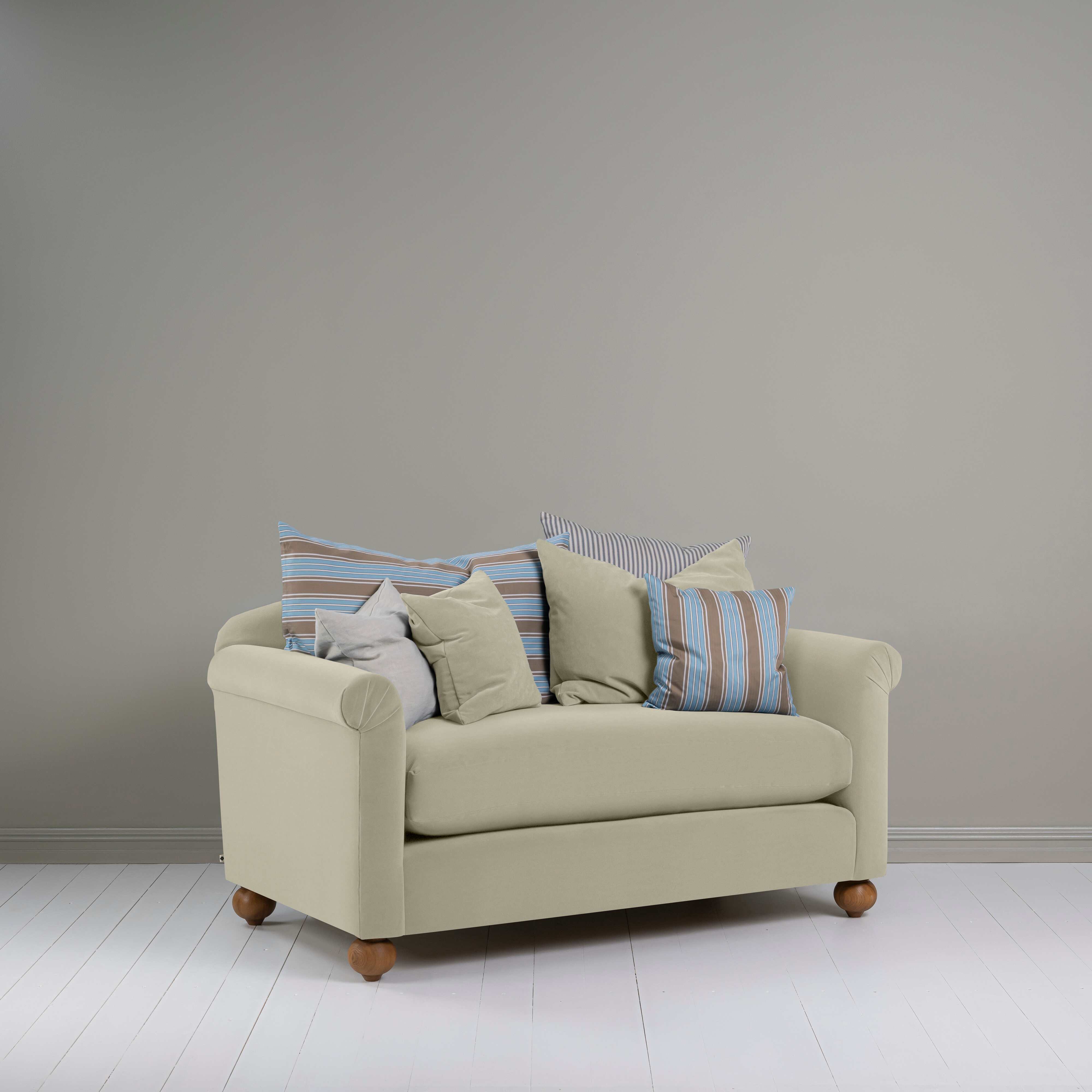  Dolittle 2 Seater Sofa in Intelligent Velvet Moonstone - Nicola Harding 