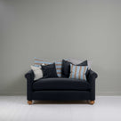  Dolittle 2-Seater Sofa in Intelligent Velvet Onyx, With Two Matching Cushions and Four NiX Special Cushions - Nicola Harding 