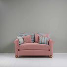  Dolittle 2-Seater Sofa in Intelligent Velvet Rose, With Two Matching and Four NiX Cushions - Nicola Harding 