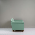  Dolittle 2 Seater Sofa in Intelligent Velvet Sea Mist Side View - Nicola Harding 