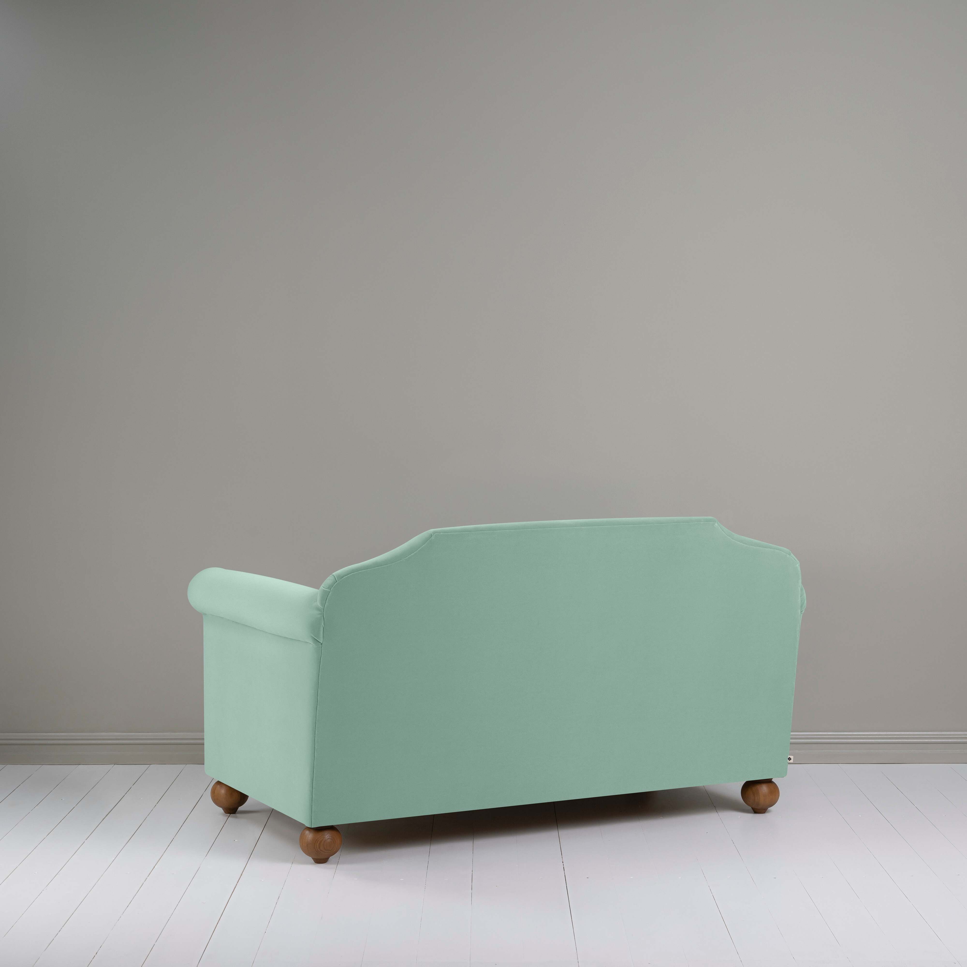  Dolittle 2 Seater Sofa in Intelligent Velvet Sea Mist - Nicola Harding 