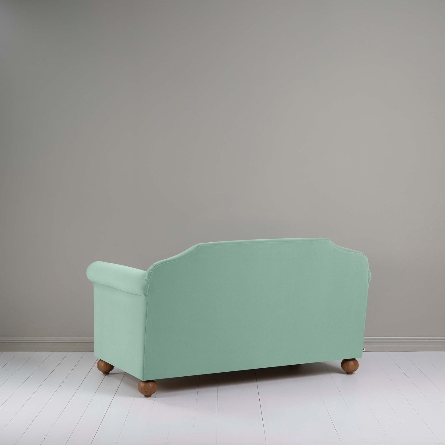 Dolittle 2 Seater Sofa in Intelligent Velvet Sea Mist - Nicola Harding