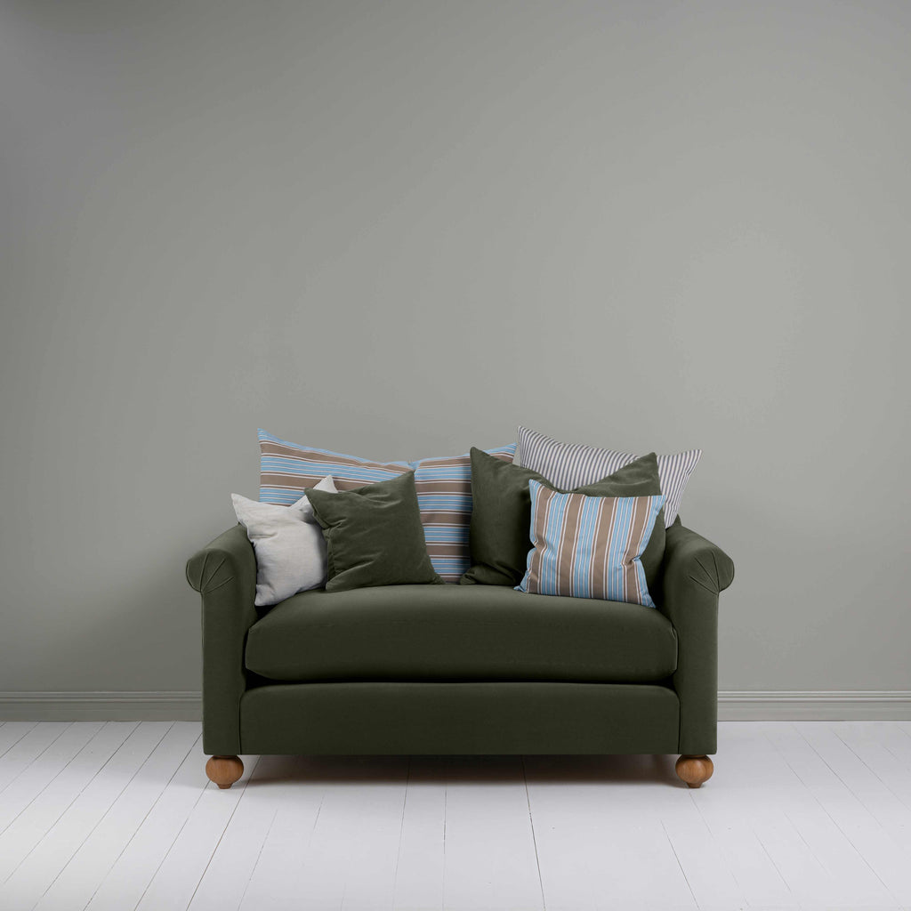  Dolittle 2 Seater Sofa in Intelligent Velvet Seaweed With Cushions  - Nicola Harding 