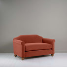  Dolittle 2-Seater Sofa in Intelligent Velvet Sienna - Nicola Harding 