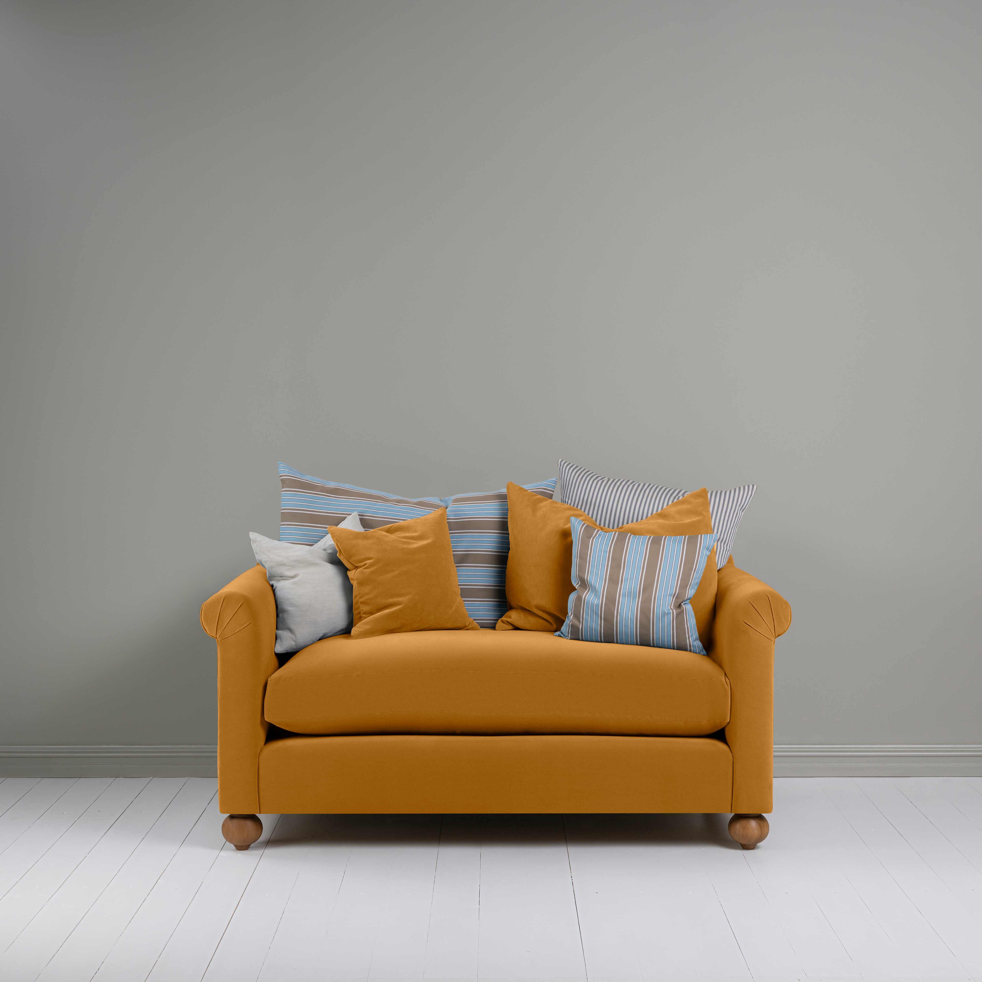  Dolittle 2 Seater Sofa in Intelligent Velvet Spice - Nicola Harding 