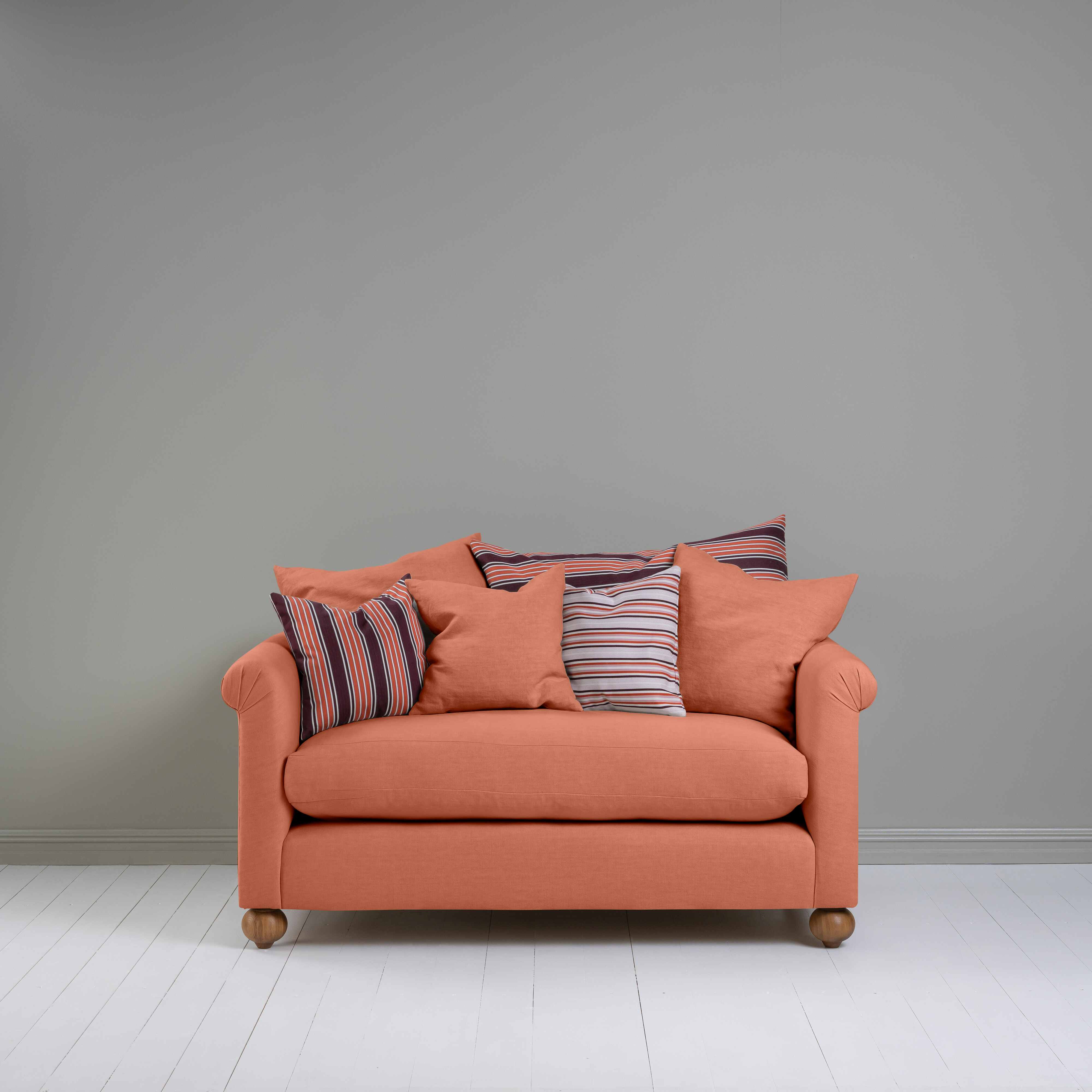  Dolittle 2 Seater Sofa in Laidback Linen Cayenne 