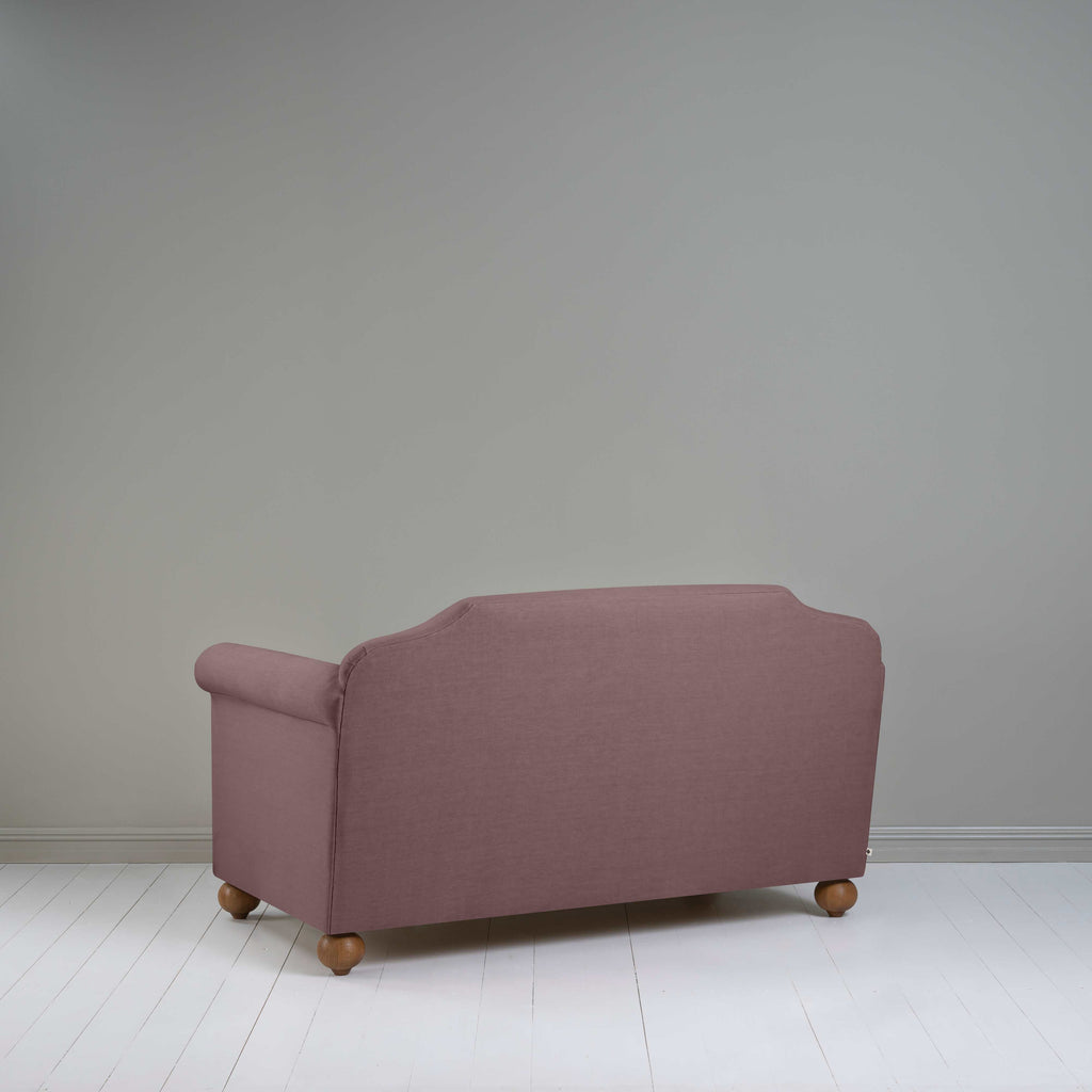  Dolittle 2 Seater Sofa in Laidback Linen Damson - Nicola Harding 