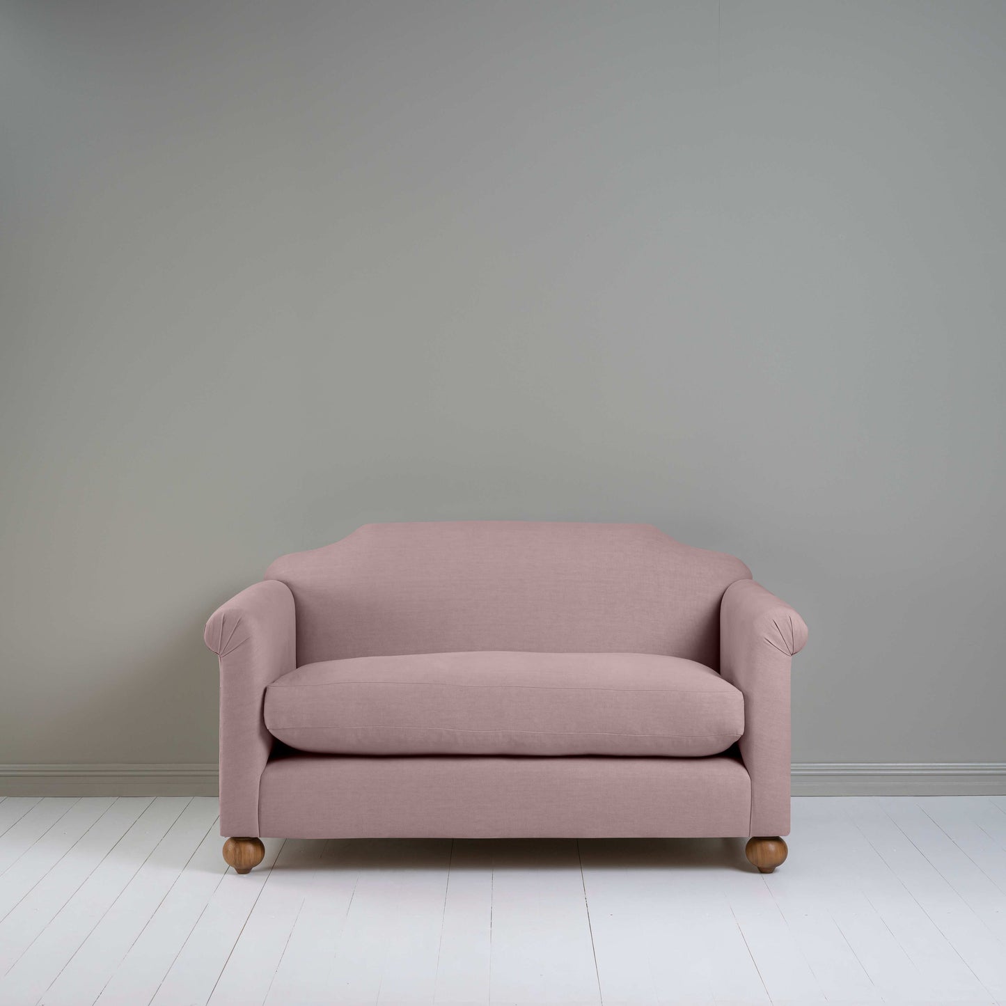 Dolittle 2 Seater Sofa in Laidback Linen Heather - Nicola Harding