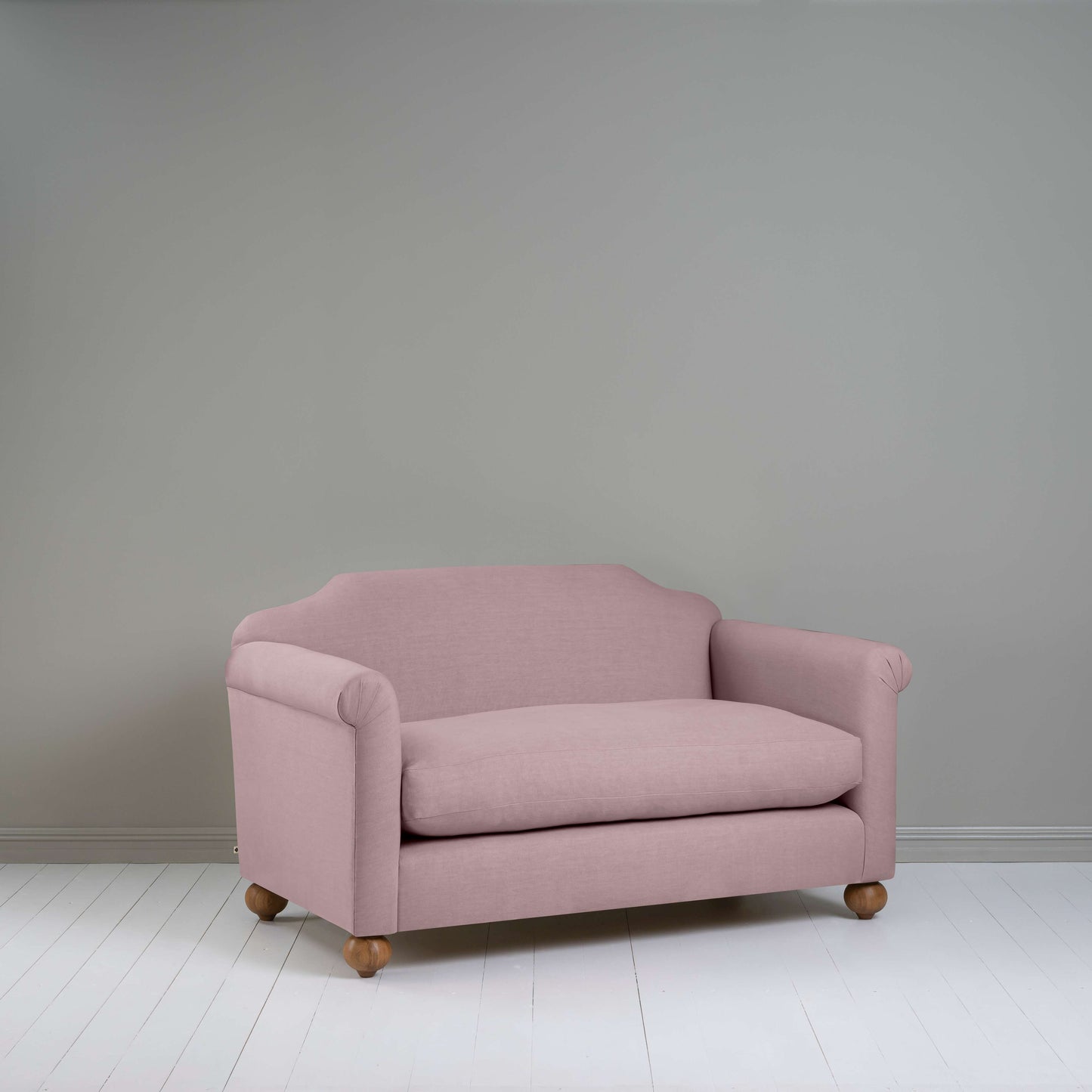 Dolittle 2 Seater Sofa in Laidback Linen Heather - Nicola Harding