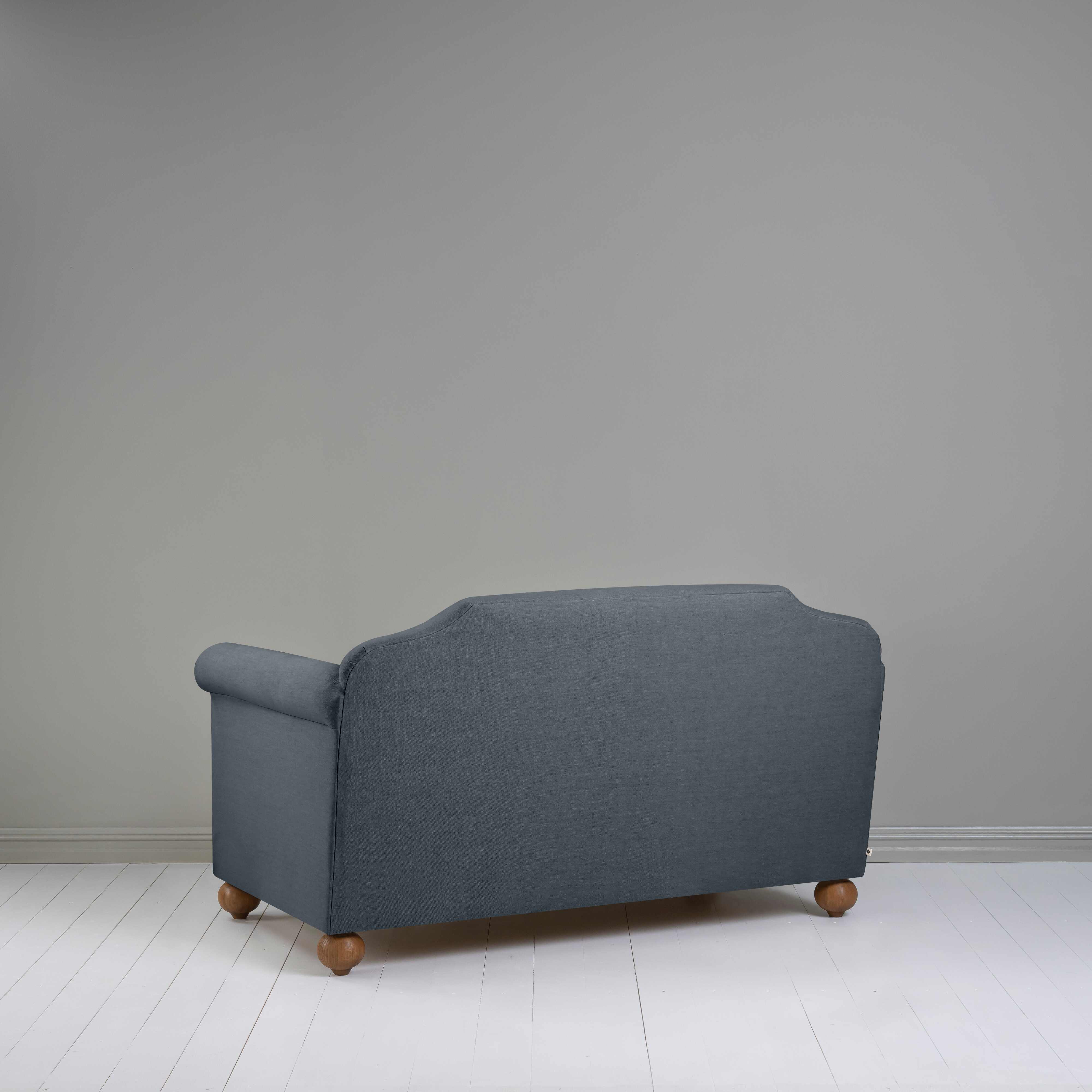  Dolittle 2 Seater Sofa in Laidback Linen Midnight - Nicola Harding 