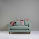  Dolittle 2 Seater Sofa in Laidback Linen Mineral, With 3 Matching and 3 Other Cushions - NiX 