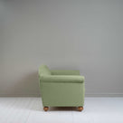  Dolittle 2 Seater Sofa in Laidback Linen Moss, Side View - Nicola Harding 
