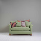  Dolittle 2 Seater Sofa in Laidback Linen Moss, 3 Matching and 3 Other Cushions - Nicola Harding 