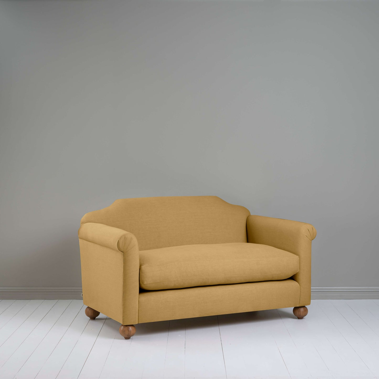 Dolittle 2 Seater Sofa in Laidback Linen Ochre